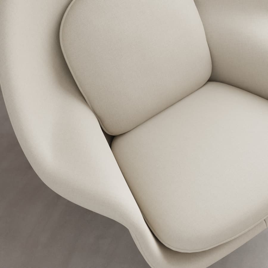 Plain Flat Drapery Upholstery Fabric, Natural