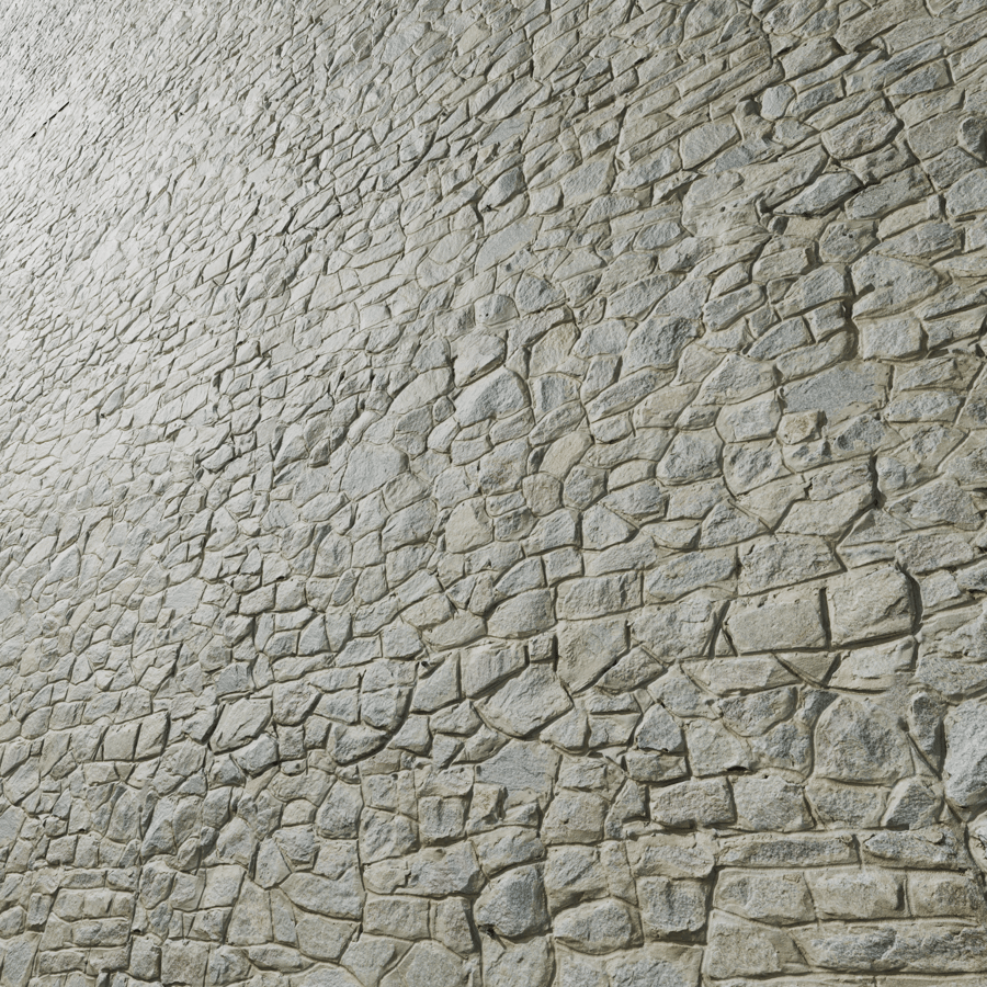 Cobblestone Wall 001