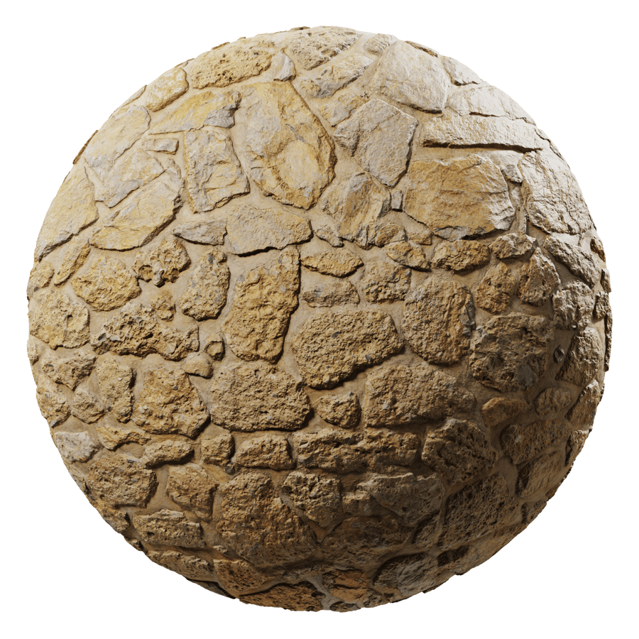 Cobblestone Wall 003