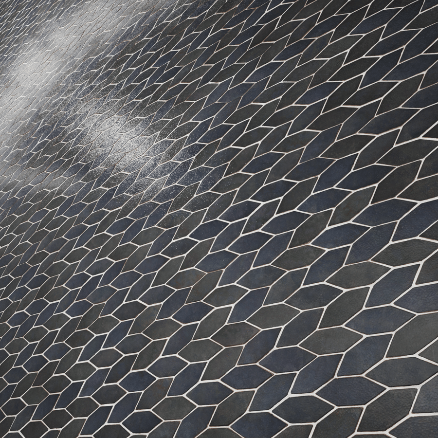 Tiles Ceramic Leaf 001