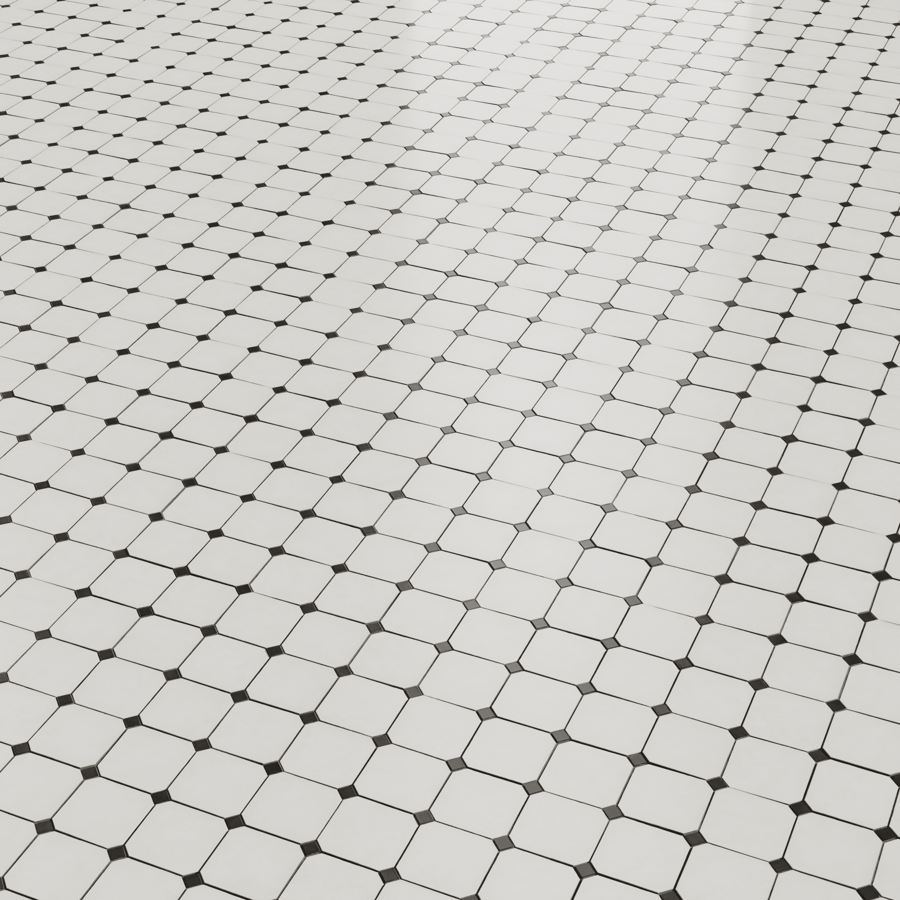 Tiles Ceramic Octagon 001