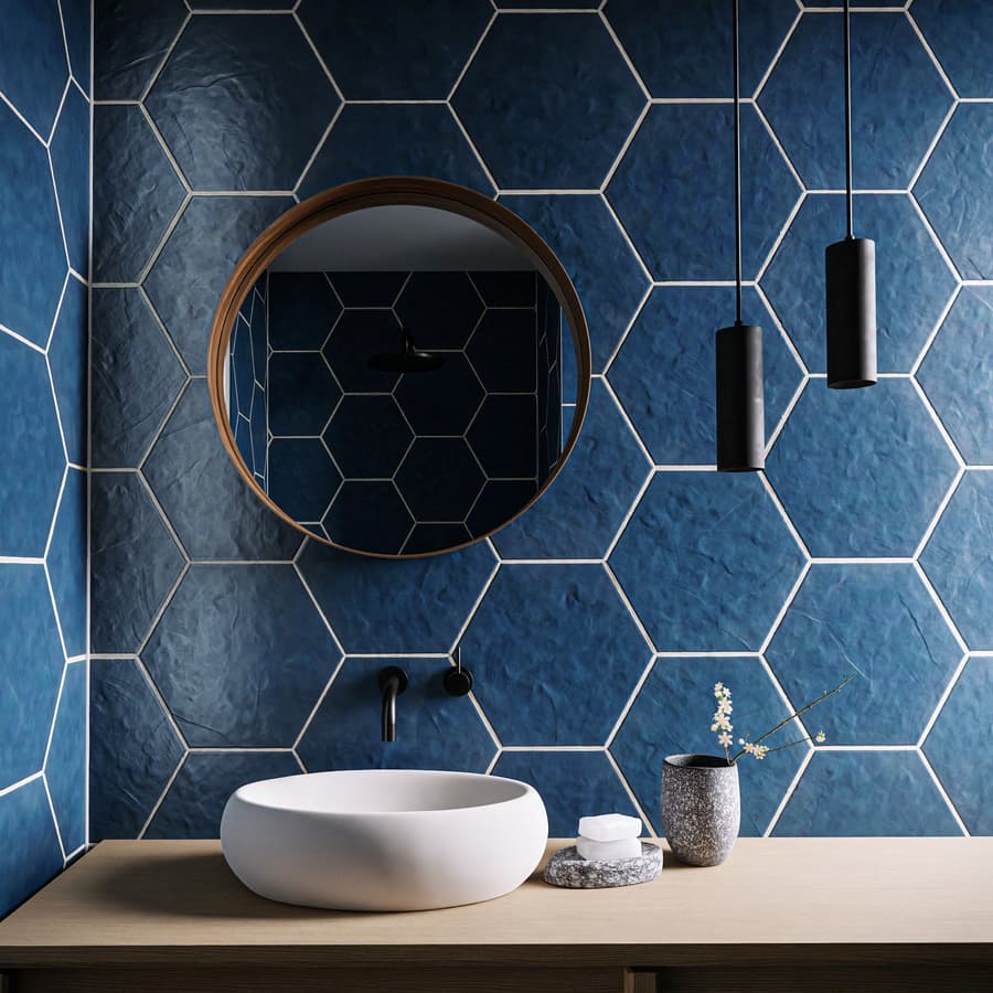 Tiles Ceramic Hexagon 003