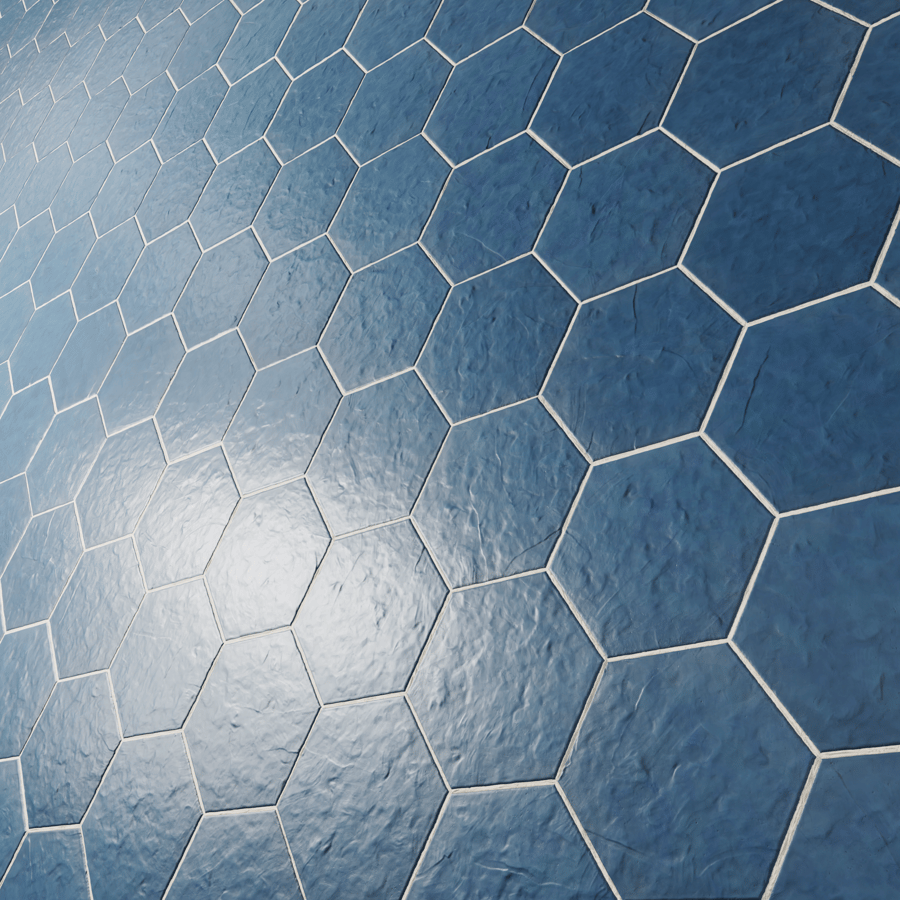 Tiles Ceramic Hexagon 003