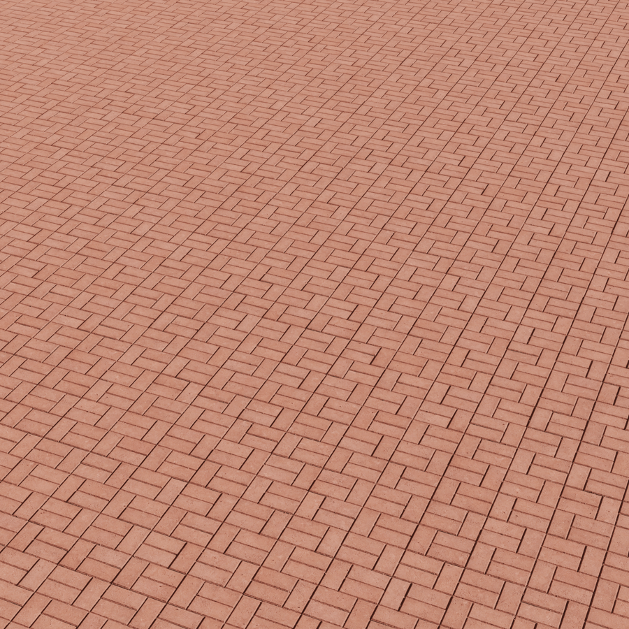 Concrete Paving Texture, Basketweave Red