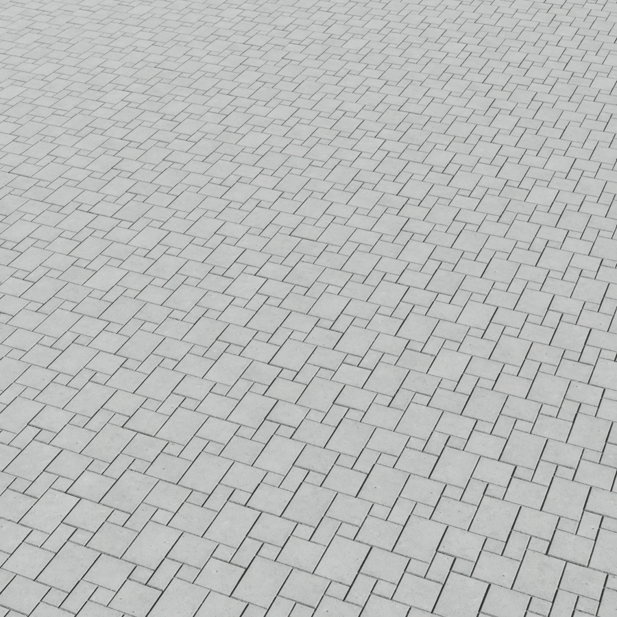 Modular Concrete Paving Texture, Grey