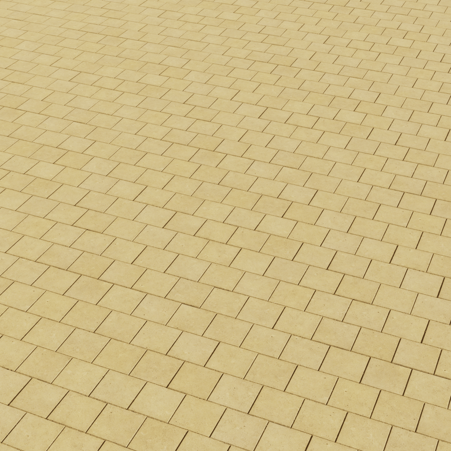 Square Concrete Paving Texture, Offset Tan