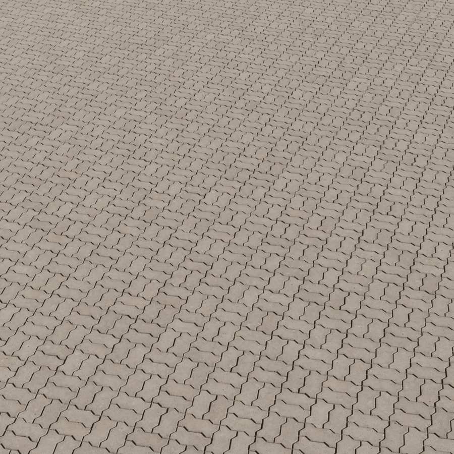 Zigzag Concrete Paving Texture, Basketweave Grey