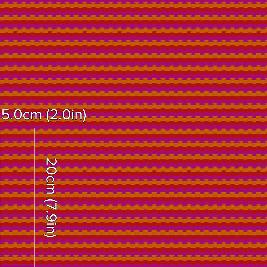 Elastic Cord Texture, Red, Pink & Orange
