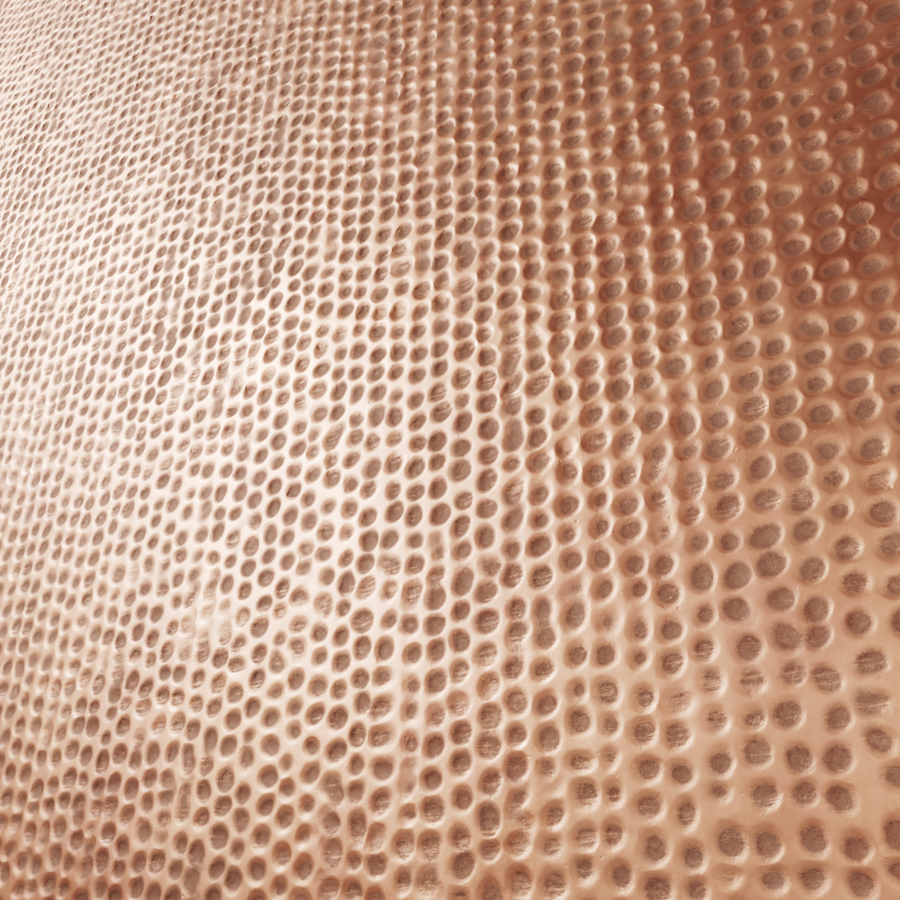 Copper Metal Texture, Hammered Matte