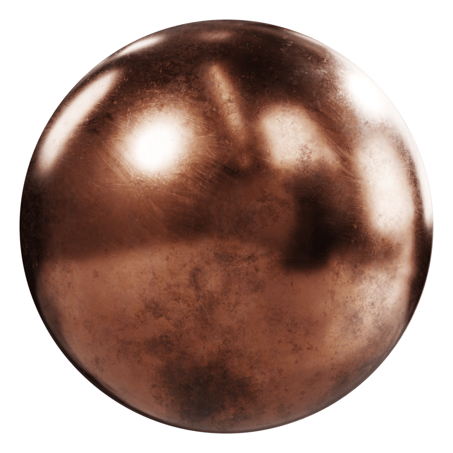 Copper Metal Texture, Worn