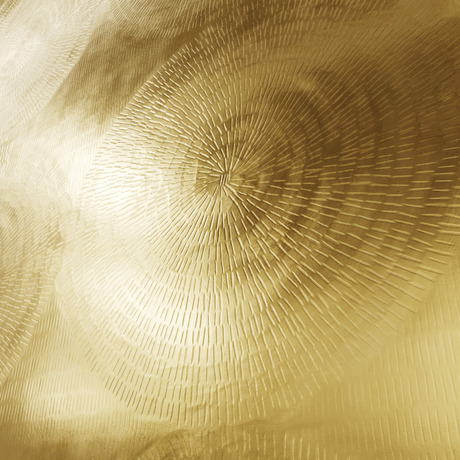 Gold Metal Texture, Hammered Radial