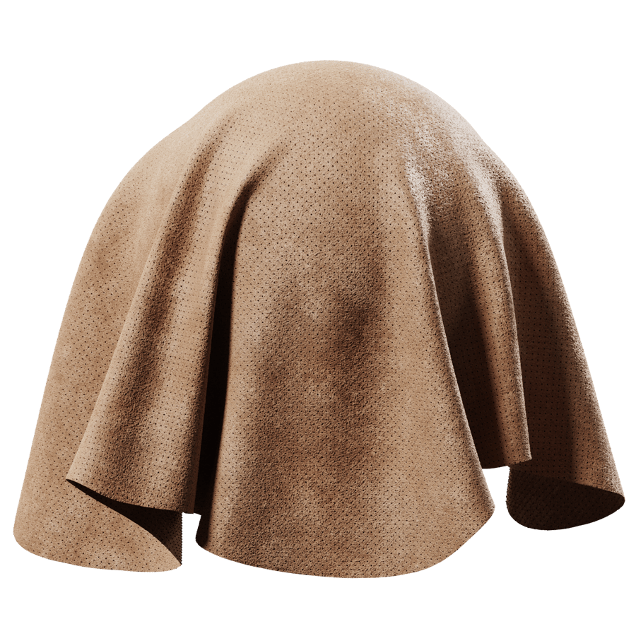Perforated Suede Texture, Tan