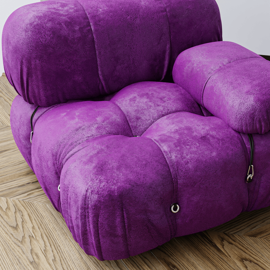 Crushed Velvet Texture, Purple