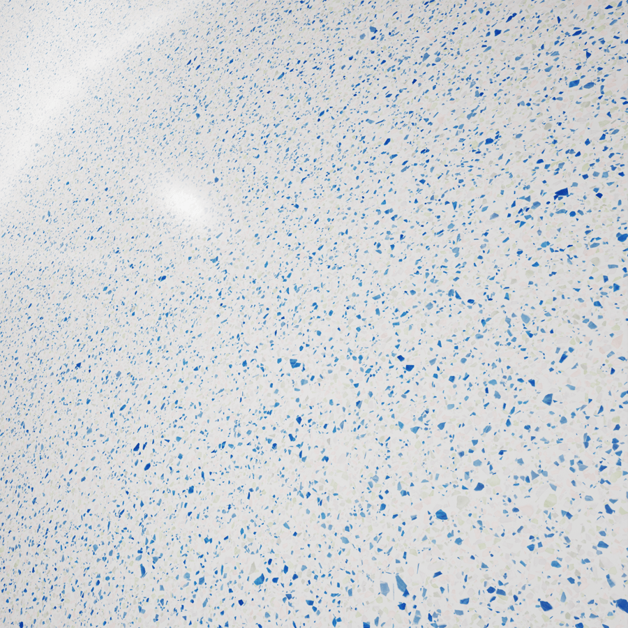 Terrazzo Texture, Speckled Cobalt Blue