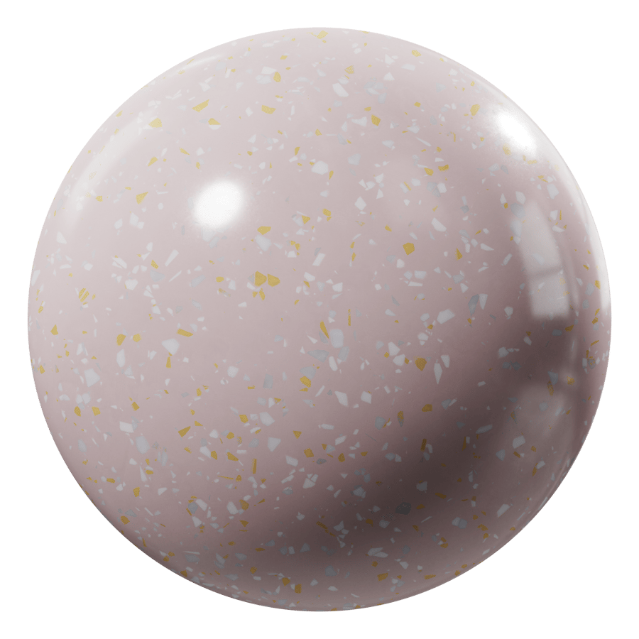 Terrazzo Texture, Pastel Pink Slab