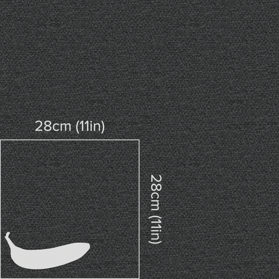 Plain Chenille Upholstery Fabric, Black