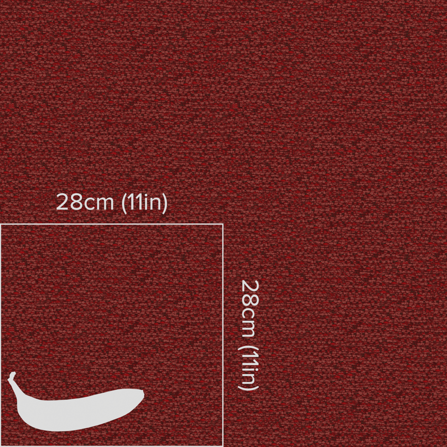 Plain Chenille Fabric, Red