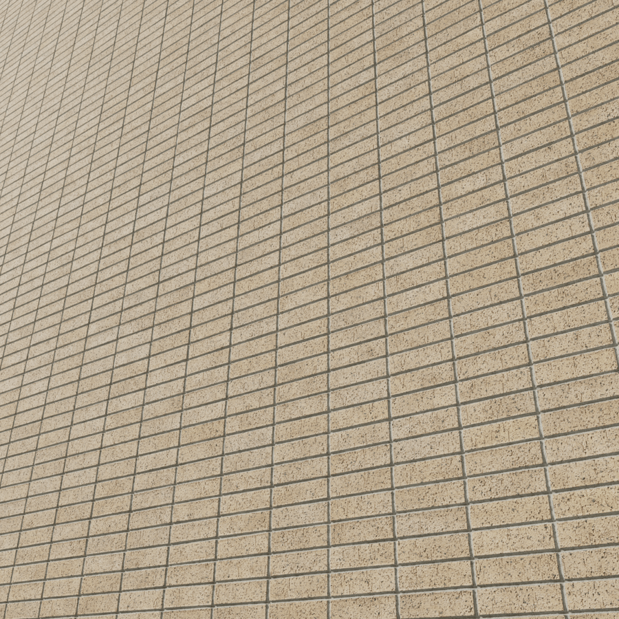 Stacked Dragfaced Brick Texture, Sand
