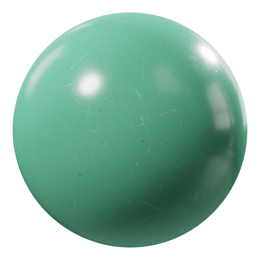 Worn ABS Plastic Texture, Green