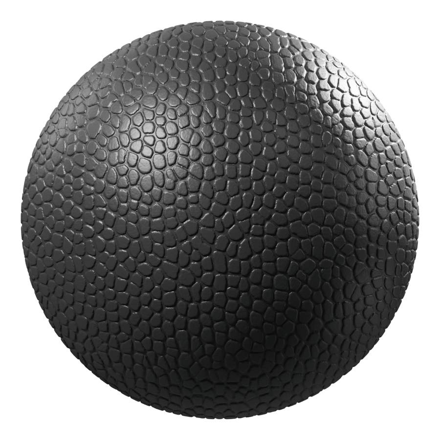 Black Plastic Texture, Dots Mold