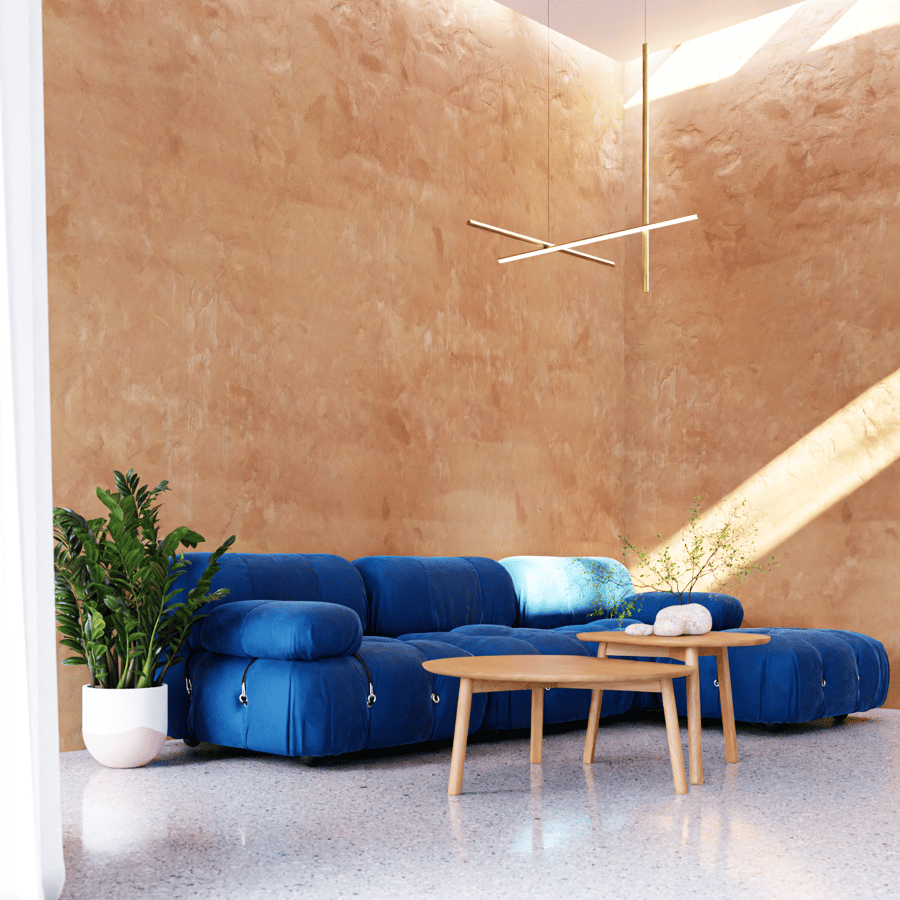 Rammed Earth Texture, Orange