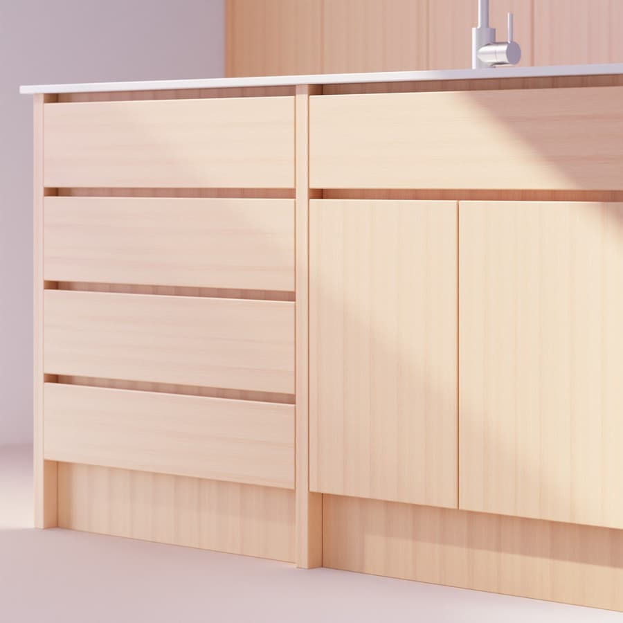 Hemlock Wood Veneer Texture, Slip Match