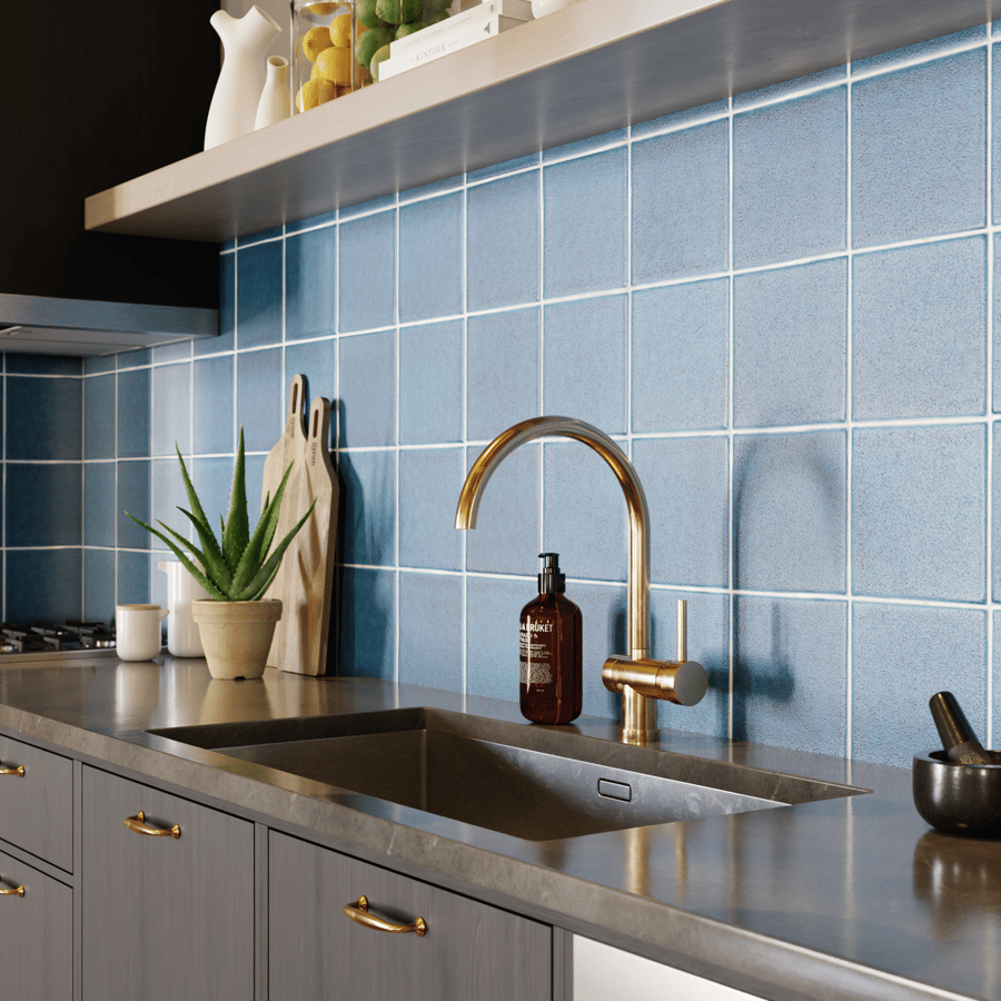 Tiles Ceramic Square Texture, Blue