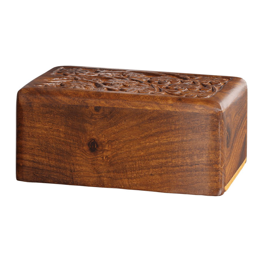 Decorative Wooden Box Models, Carved Floral