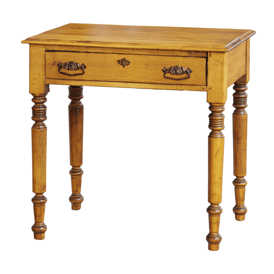 Vintage Wooden Side Table Models, Brown